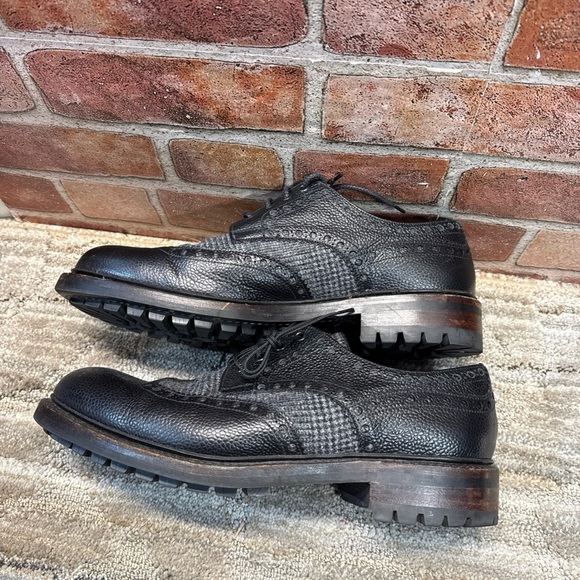 Joseph Cheaney & Sons Wing Tip Shoes Men’s Sz 10.5 - Picture 12 of 14